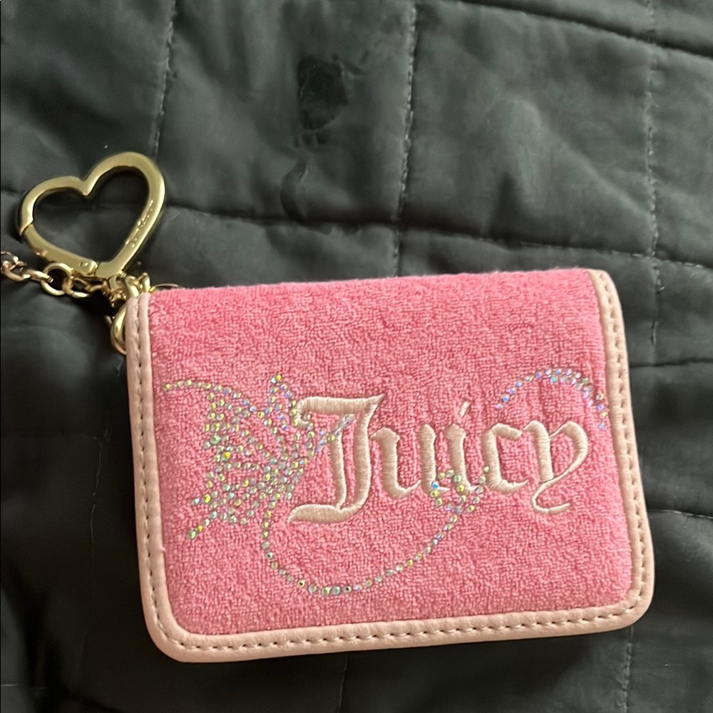 Juicy Couture Pink Card Holder